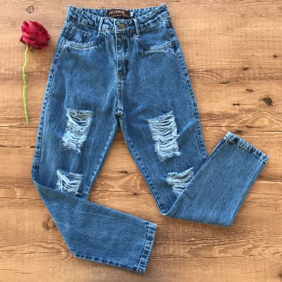 CALÇA JEANS MOM