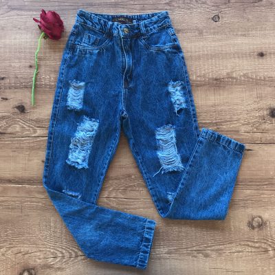 CALÇA JEANS MOM