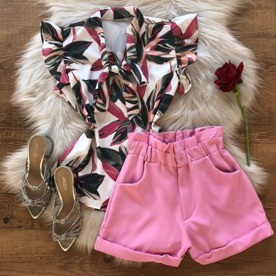 BLUSA CREPE ESTAMPADA