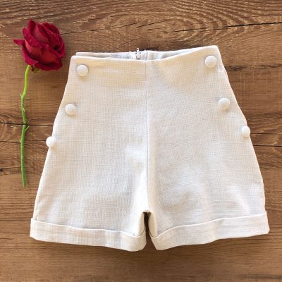 SHORT TECIDO TRABALHADO