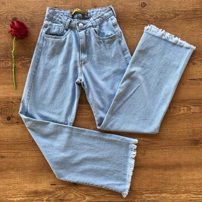 CALÇA JEANS WIDE LEG