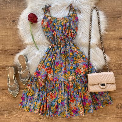 VESTIDO FLORAL RODADO