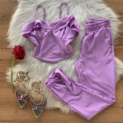 CONJUNTO CROPPED BABADOS
