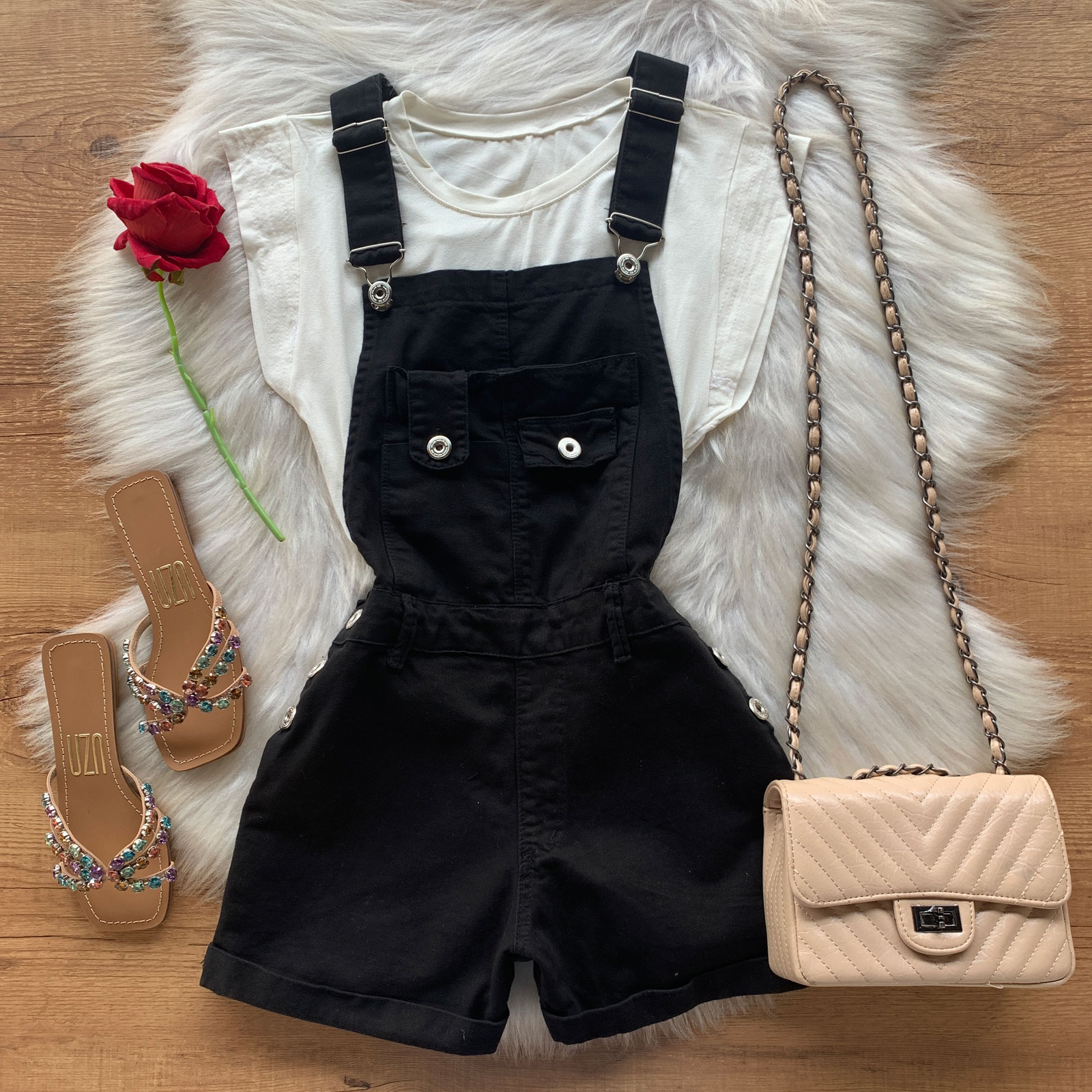 JARDINEIRA JEANS JARDINEIRA JEANS