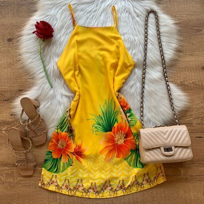 VESTIDO ALCINHA ESTAMPADO