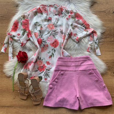 BLUSA CHIFFON TRABALHADO