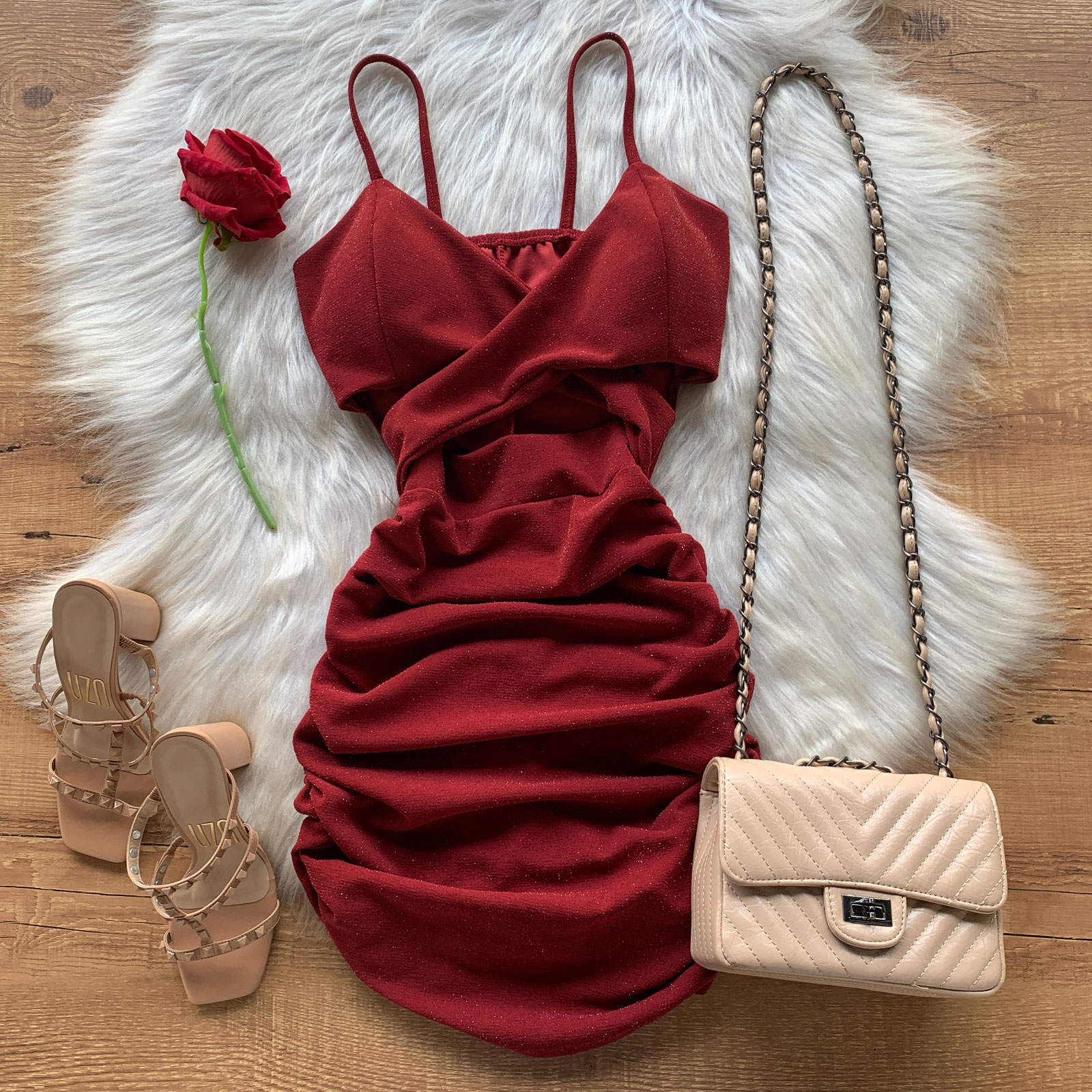 VESTIDO CURTO LUREX VESTIDO CURTO LUREX