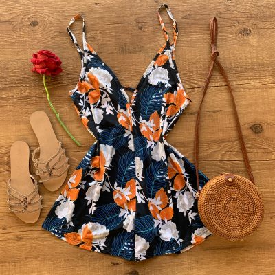 Saída de Praia Vestido Macaquinho