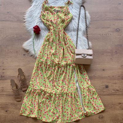VESTIDO LONGO FLORAL