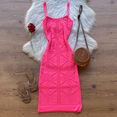 VESTIDO SAÍDA DE PRAIA TRICÔ