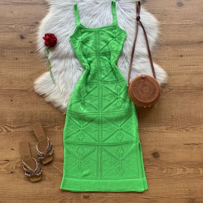 VESTIDO SAÍDA DE PRAIA TRICÔ