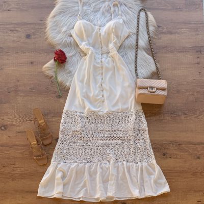 VESTIDO LONGO BOTÕES