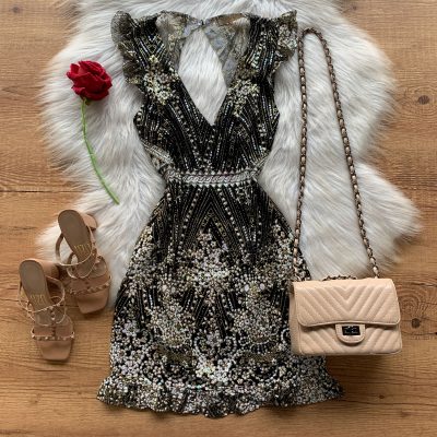 VESTIDO LUXO BORDADO