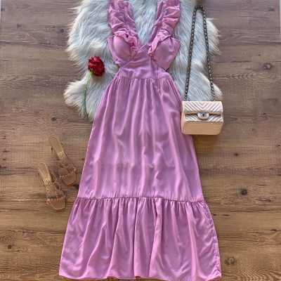 VESTIDO LONGO LUXO