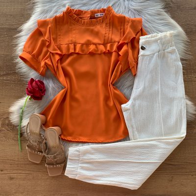 BLUSA DETALHE BABADO