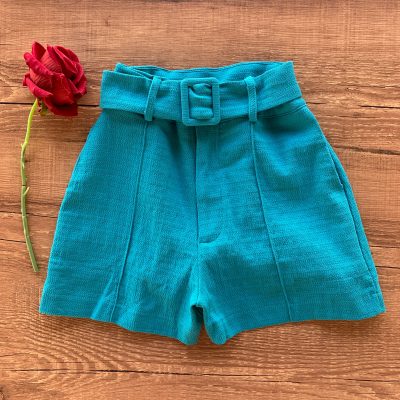 SHORT TECIDO TRABALHADO