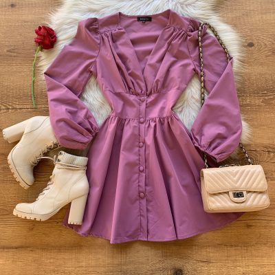 VESTIDO MANGA LONGA