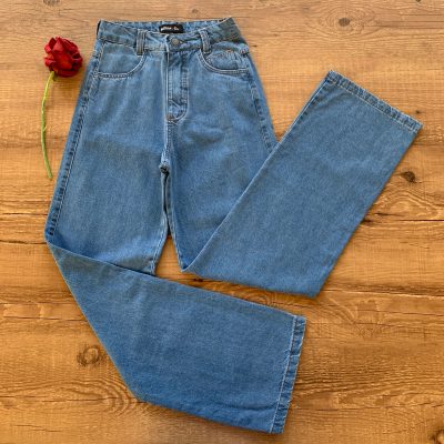 CALÇA JEANS WIDE LEG