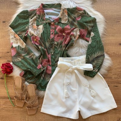 CAMISA CREPE FLORAL