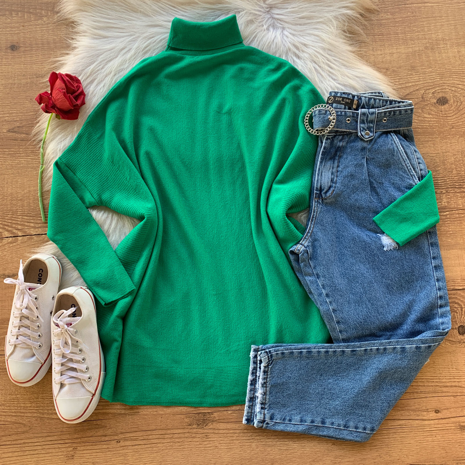 BLUSA TRICO ALONGADA BLUSA TRICO ALONGADA
