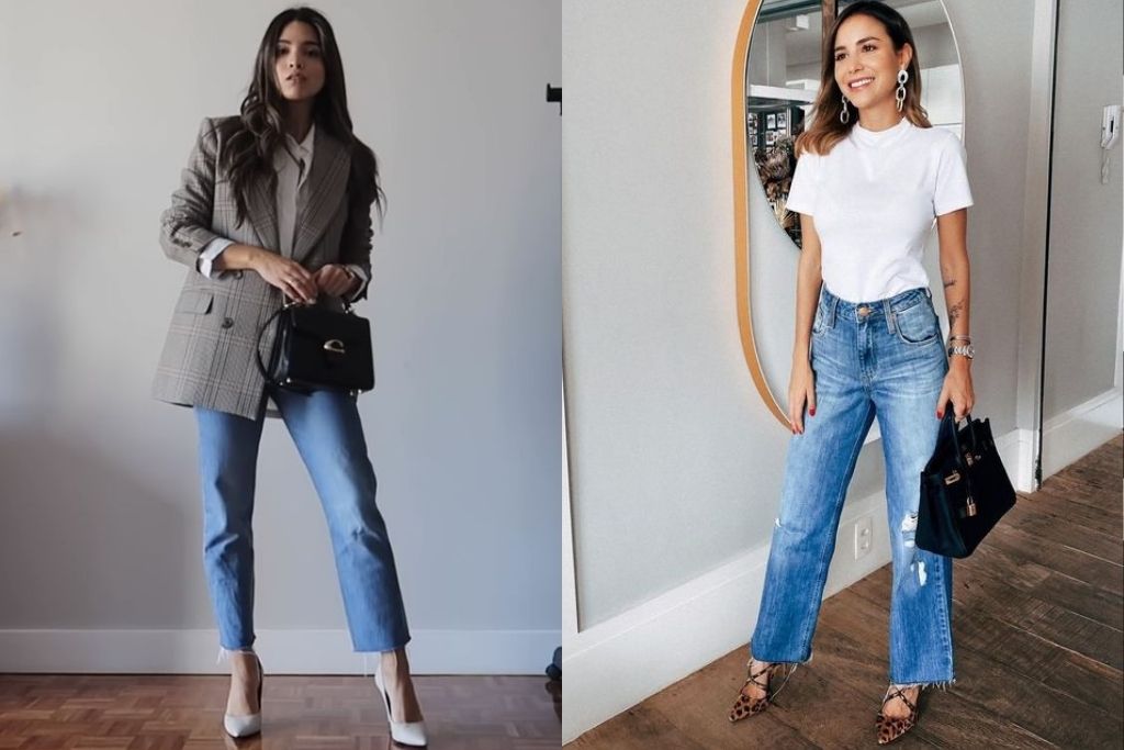 looks para ir trabalhar jeans