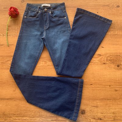 CALÇA FLARE JEANS