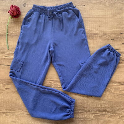 CALÇA JOGGER CARGO AIR FLOW AZUL