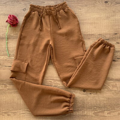 CALÇA JOGGER CARGO AIR FLOW CARAMELO