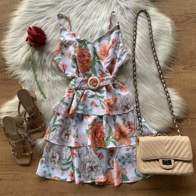 VESTIDO CURTO CAMADAS