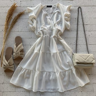 VESTIDO DECOTE TRANSPASSADO