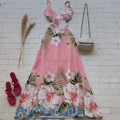 VESTIDO LONGO ESTAMPADO