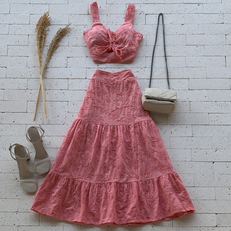 CONJUNTO SAIA LONGUETE CONJUNTO SAIA LONGUETE