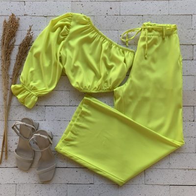 CONJUNTO CROPPED UM OMBRO SÓ