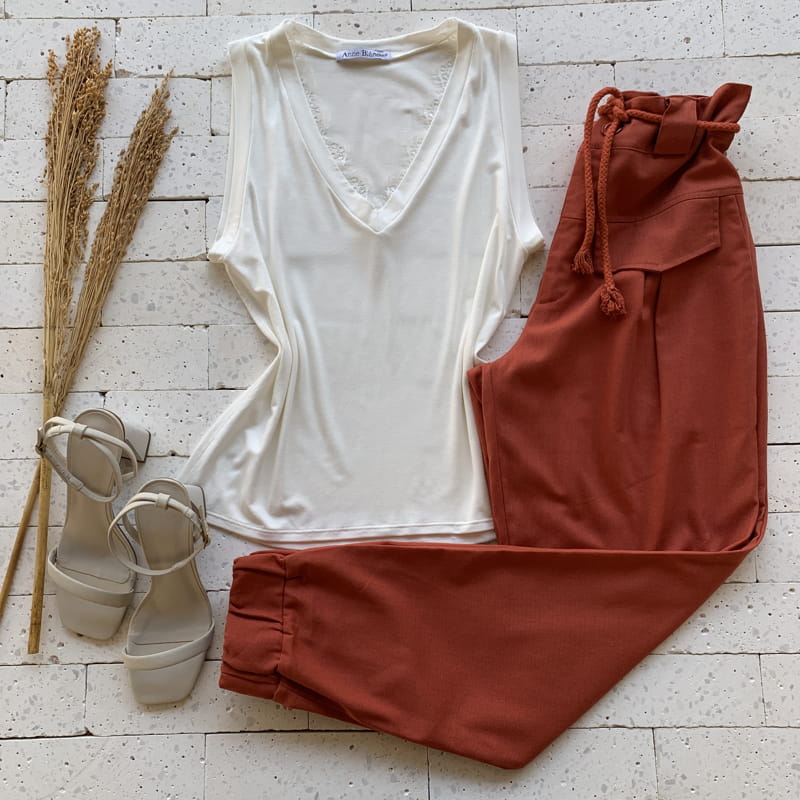 REGATA COM RENDA REGATA COM RENDA