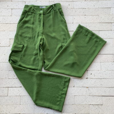 Calça Cargo Air Flow Pantalona Verde Militar