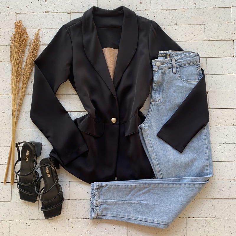 Blazer Alfaiataria Premium Alongado Preto Blazer Alfaiataria Premium Alongado Preto