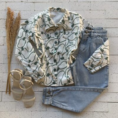 Jaqueta Cotton Luxo Estampa Verde