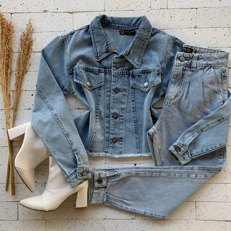 JAQUETA JEANS JAQUETA JEANS