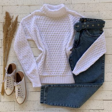 BLUSA TRICO GOLA