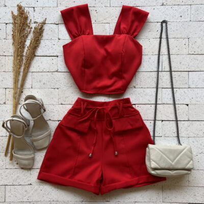 CONJUNTO CROPPED ALÇA LARGA