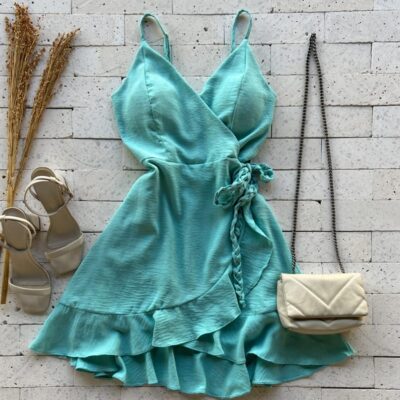 VESTIDO COM SAIA TRANSPASSE