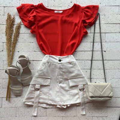 BLUSA MANGA BABADOS