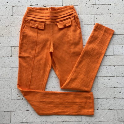 CALÇA LINHO COM VINCO