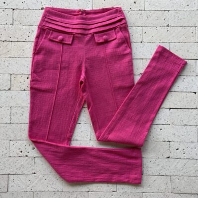 CALÇA LINHO COM VINCO
