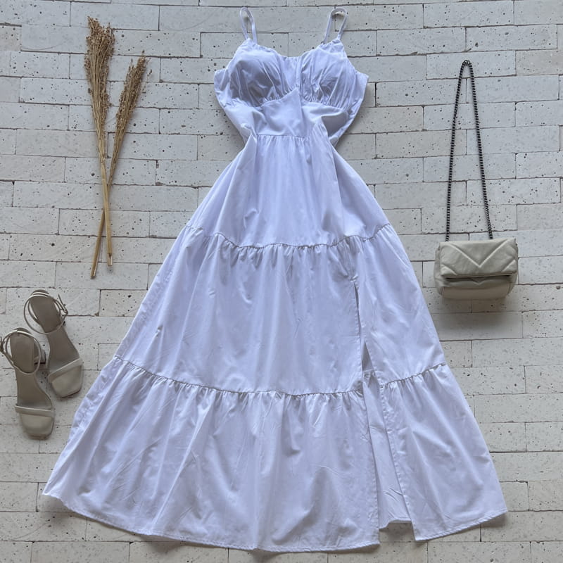 VESTIDO LONGO TRICOLINE VESTIDO LONGO TRICOLINE