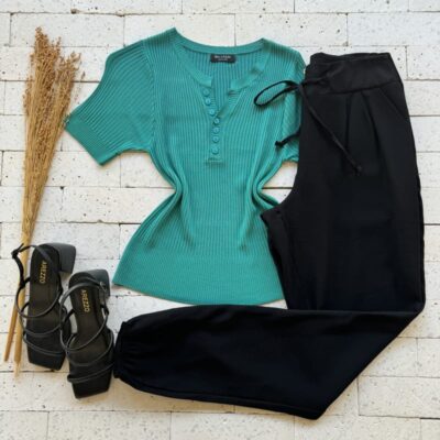 BLUSA CANELADA