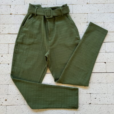 CALÇA LINHO TRABALHADO