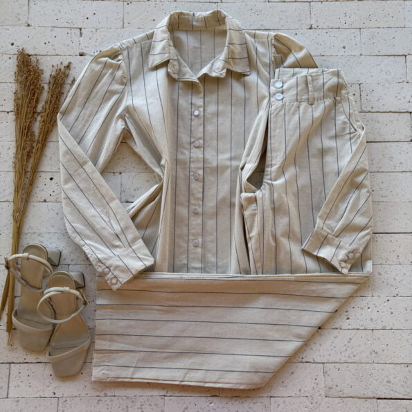 CONJUNTO LINHO LISTRADO