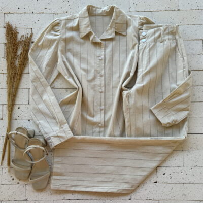 CONJUNTO LINHO LISTRADO