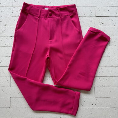 CALÇA ALFAIATARIA PREMIUM DETALHE VINCO PINK